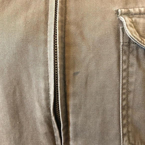 Vintage NATURAL ISSUE Jacket Men's Large Brown Insulated Full Zip Distressed - Picture 9 of 12